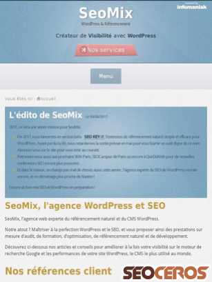 seomix.fr tablet náhled obrázku