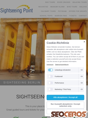sightseeing-point-berlin.de tablet previzualizare