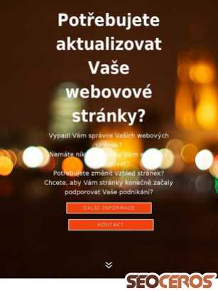 silesweb.cz tablet förhandsvisning