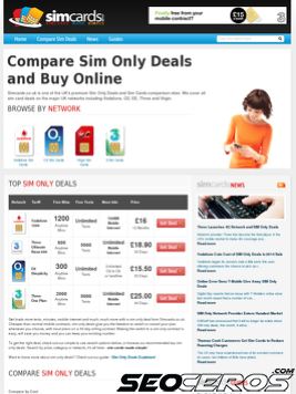 simcards.co.uk tablet előnézeti kép