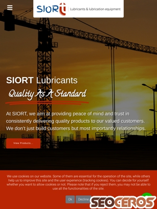 siort.com.au tablet náhľad obrázku
