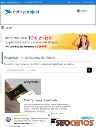 sklep.druk-projekt.pl tablet vista previa