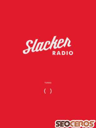 slacker.com tablet preview