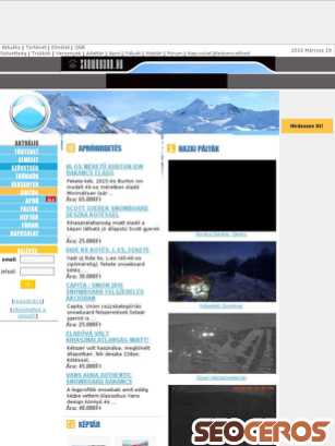 snowboard.hu tablet előnézeti kép