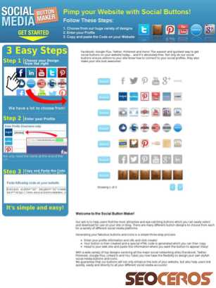 socialbuttonmaker.com tablet Vista previa