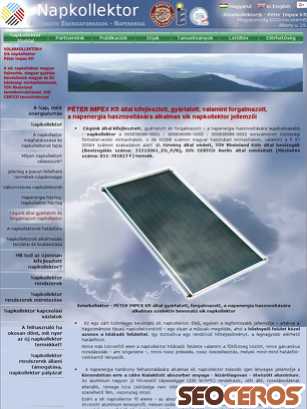 solarkollektor.hu tablet előnézeti kép