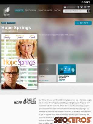 hopesprings-movie.com tablet obraz podglądowy