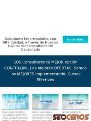 sosconsultores.com.mx tablet anteprima