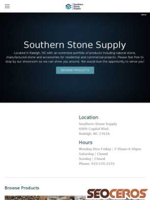 southernstonesupply.com tablet förhandsvisning