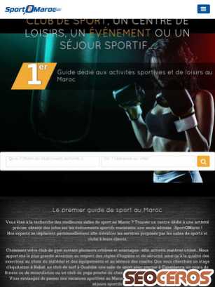 sportomaroc.ma tablet förhandsvisning