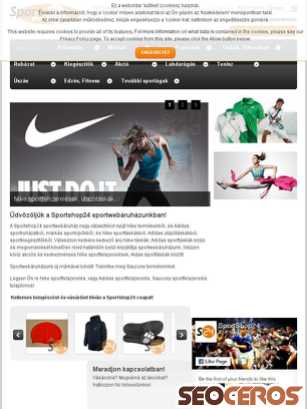 sportshop24.hu tablet előnézeti kép