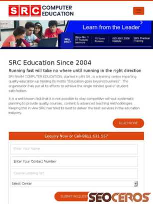 srceducation.in tablet preview