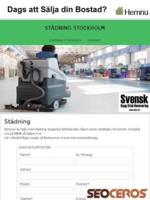 stadningstockholm.info tablet obraz podglądowy