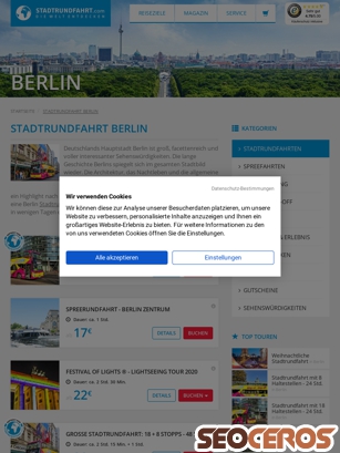 stadtrundfahrt.com/berlin tablet obraz podglądowy