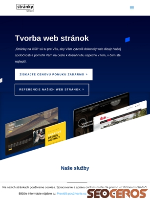 strankynakluc.sk tablet előnézeti kép
