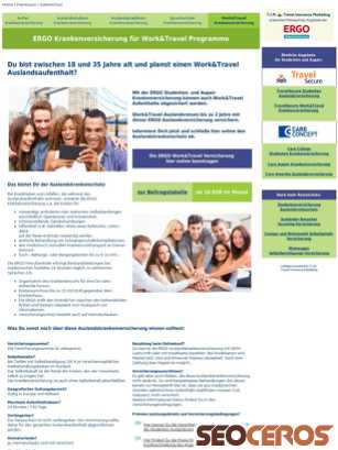 studenten-versicherung-ausland.de/work-and-travel-krankenversicherung.html tablet vista previa