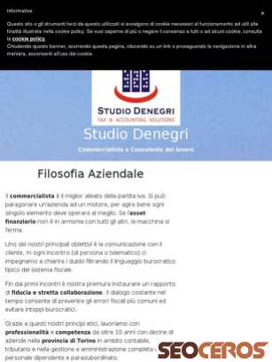 studiodenegri.info tablet Vista previa