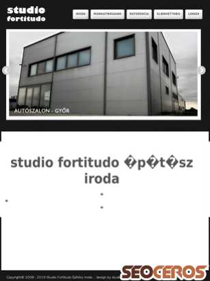 studiofortitudo.hu tablet előnézeti kép