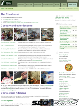 thecookhouse.co.uk tablet prikaz slike