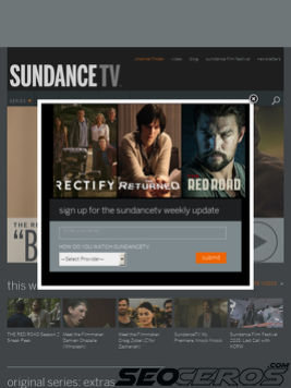 sundance.tv tablet preview