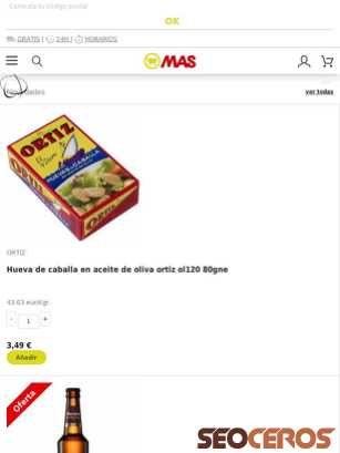 supermercadosmas.com tablet előnézeti kép