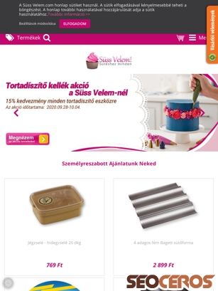 sussvelem.com tablet Vorschau