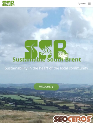 sustainablesouthbrent.org.uk tablet preview