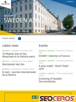 swedenabroad.com tablet náhľad obrázku