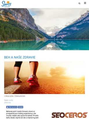 swissnatural.sk/beh-a-nase-zdravie tablet preview