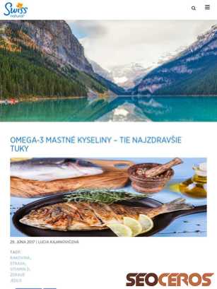 swissnatural.sk/omega-3-mastne-kyseliny-v-potravinach-neziaduce-ucinky-davkovanie tablet vista previa