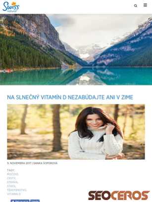 swissnatural.sk/vitamin-d-referencne-hodnoty-nedostatok-zdroje-uzivanie tablet előnézeti kép