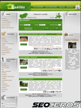szallasinformacio.hu tablet náhled obrázku