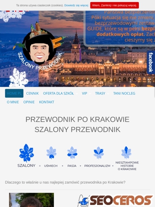 szalonyprzewodnik.pl/atrakcje-dla-dzieci-w-krakowie tablet obraz podglądowy