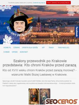 szalonyprzewodnik.pl/kto-chroni-krakow-przed-zaraza tablet 미리보기