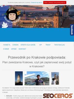 szalonyprzewodnik.pl/plan-zwiedzania-krakowa tablet obraz podglądowy