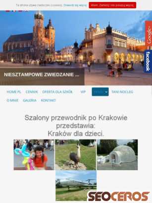 szalonyprzewodnik.pl/trasy/rodzina-w-krakowie/krakow-dla-dzieci tablet prikaz slike
