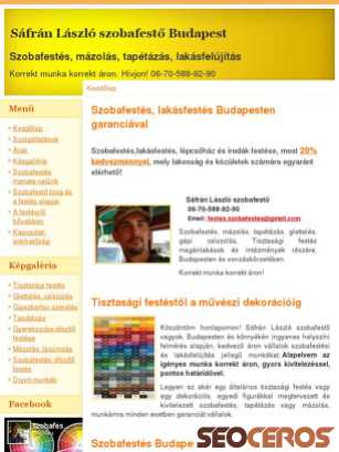 szobafesto-budapest.hu tablet förhandsvisning