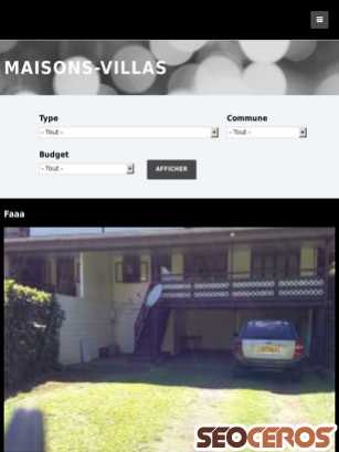 tahiticonseilimmobilier.com/location/maisons-villas tablet förhandsvisning