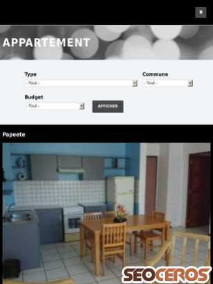 tahiticonseilimmobilier.com/vente/appartement tablet Vista previa