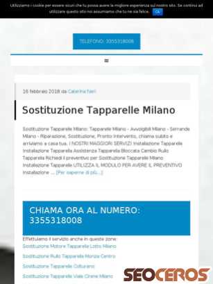 tapparellista.info tablet náhled obrázku
