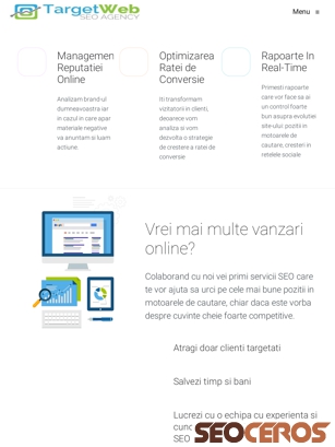 targetweb.ro tablet preview