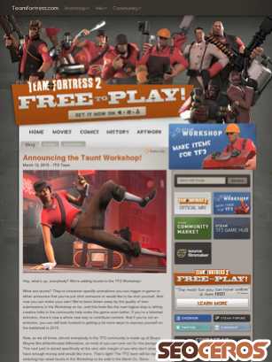 teamfortress.com tablet előnézeti kép