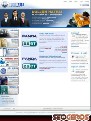 telnetwork.hu tablet előnézeti kép