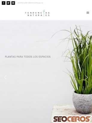 tendenciasnaturales.com tablet preview