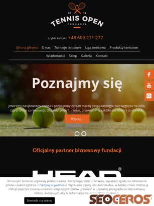 tennis-open.pl tablet obraz podglądowy