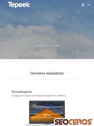 tepeek.com/fr/references tablet previzualizare