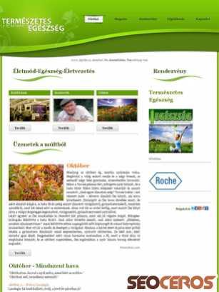 termeszetes-egeszseg.com tablet náhľad obrázku