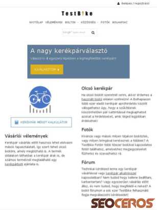 testbike.hu tablet előnézeti kép