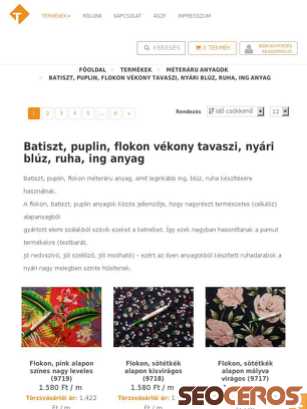 textilcenter.hu/vekony-egyszinu-mintas-atlatszo-szellozo-lelegzo-nedvszivo-tavaszi-nyari-ing-bluz-ruha-batiszt-puplin-flokon-anyag tablet förhandsvisning