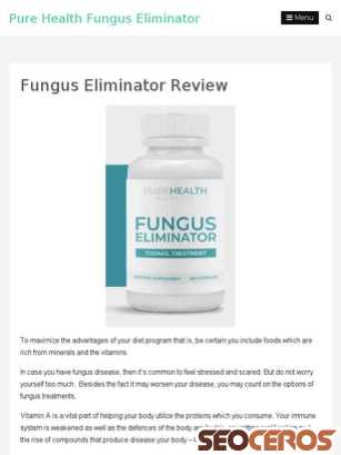 thefunguseliminatorreview.com tablet preview